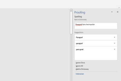 3 Cara Mengoreksi Tulisan di Word Secara Otomatis Agar Tidak Typo