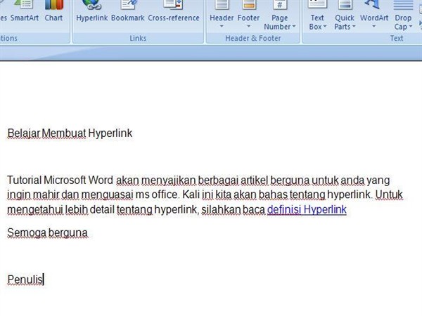 Cara Membuat Link di Word Menjadi Biru Melalui Laptop:PC dan HP