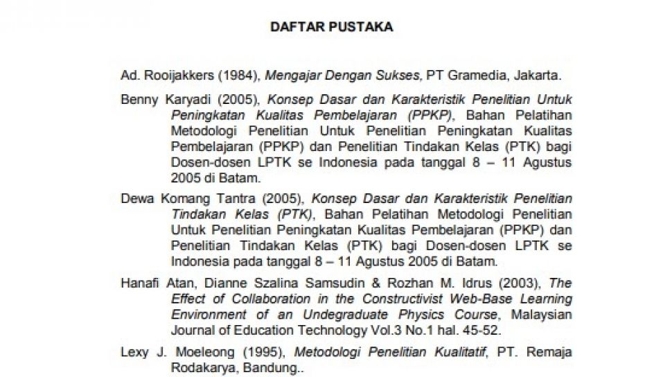 Cara Mengurutkan Daftar Pustaka yang Sesuai Aturan