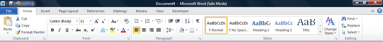 Jenis-jenis Tab di Microsoft Word