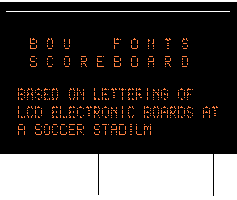 Score Board Font