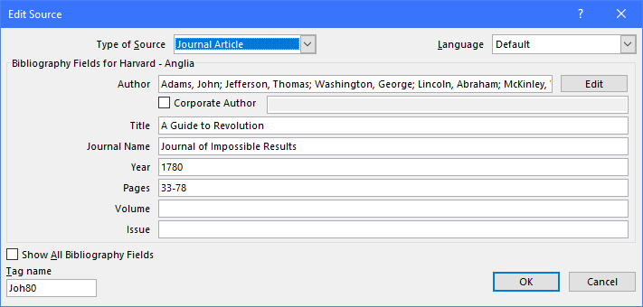 Urutkan penulis dengan meng-klik salah satu penulis, lalu klik “Up” atau “Down”. Urutan penulis 1, 2, 3, dan seterusnya adalah dari atas ke bawah.