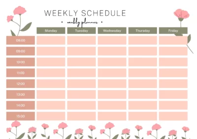 Cara Membuat Jadwal Pelajaran Aesthetic di Word Laptop dan HP