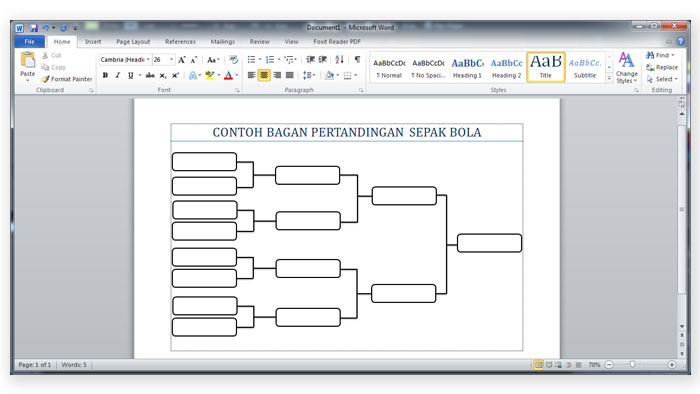 Jika sudah, maka hasilnya akan tampak seperti gambar ini