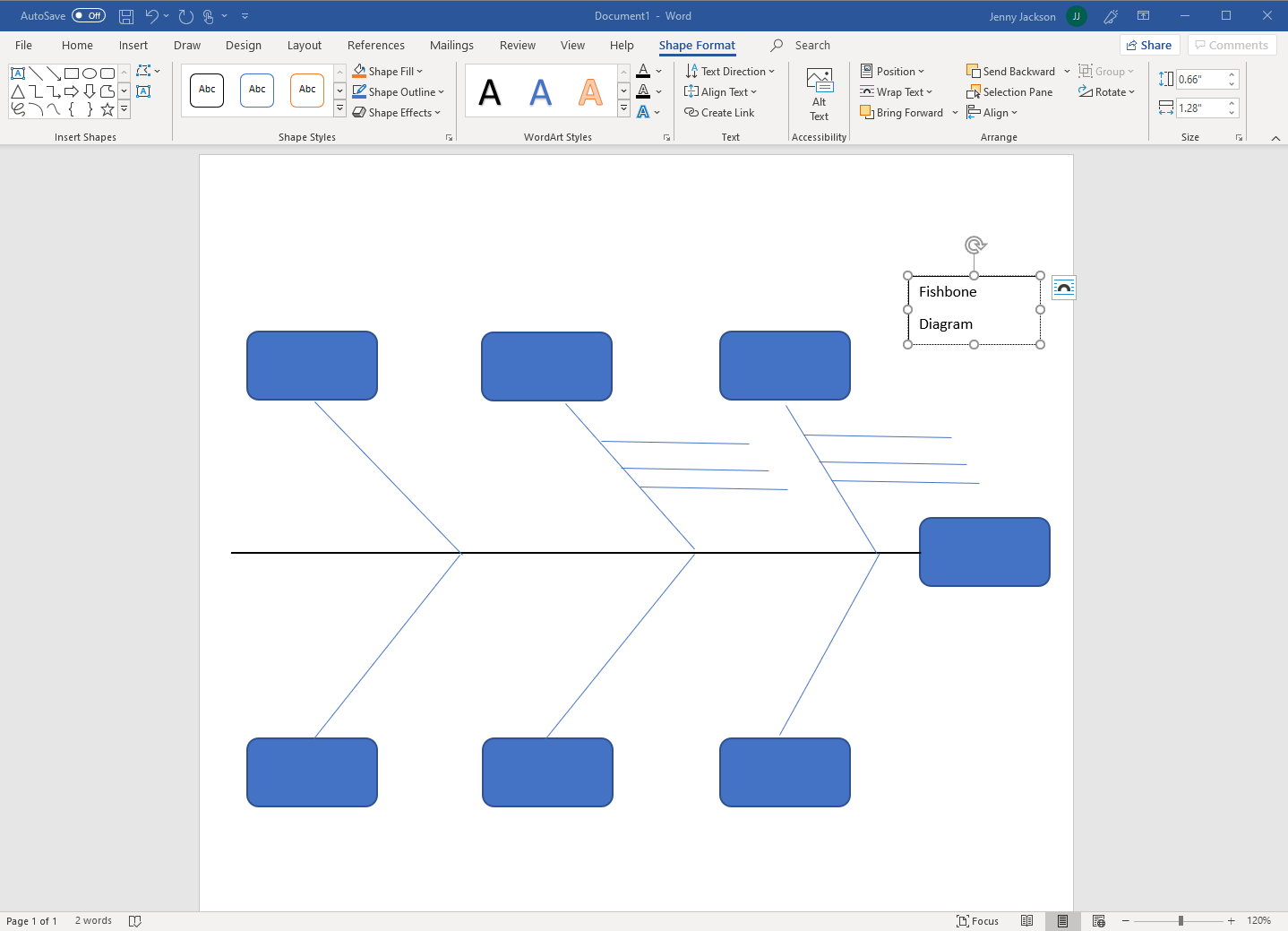 Tips Membuat Diagram Fishbone di Microsoft Word