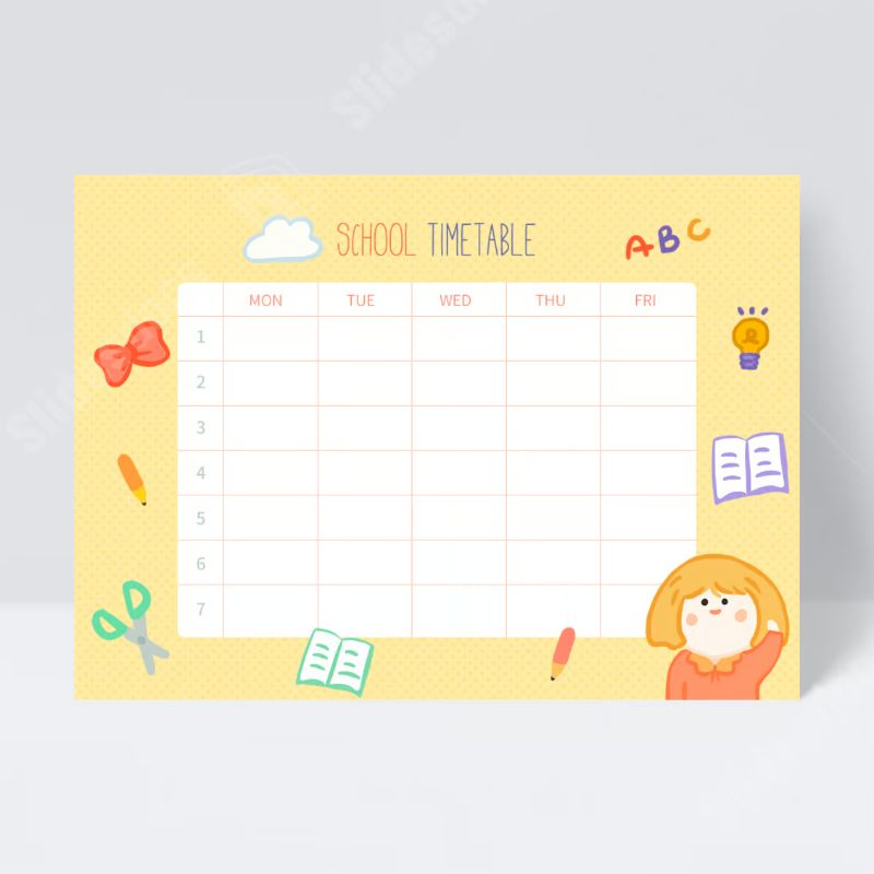 Tips Membuat Jadwal Pelajaran Aesthetic di Word