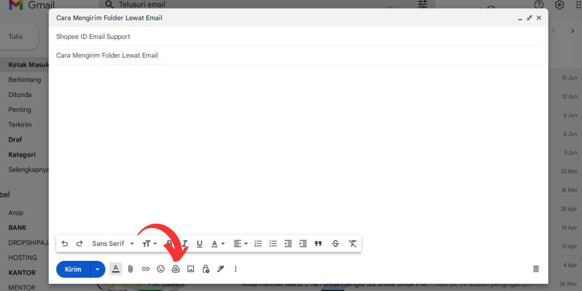 Cara Mengirim Folder lewat Email