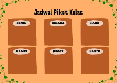 Cara Membuat Jadwal Piket di Word