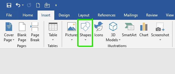 Gunakan shape untuk membuat langkah, diagram alir, dan lain-lain sesuai kebutuhan