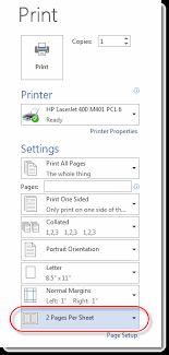 Jika ingin mencetak, buka menu “Print” dengan tekan tombol shortcut “Ctrl + P”. Kamu juga dapat melakukannya secara manual dengan klik tab “File”, kemudian pilih “Print”