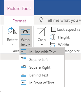 Kemudian, di bagian atas layar, akan muncul menu Picture Format. Pada menu tersebut, pilih opsi Wrap Text