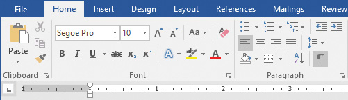 Pada bagian menu tersebut bisa menemukan Paragraph