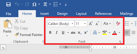 Pada pilihan “Font”, pilih salah satu jenis font yang tersedia