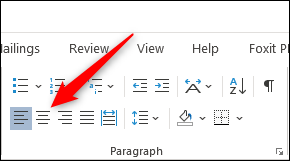 Temukan pilihan Paragraph 🡪 klik Justify