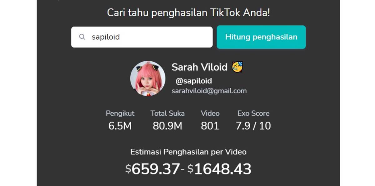 kalkulator uang tiktok