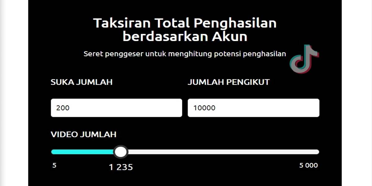 penghasilan tiktok