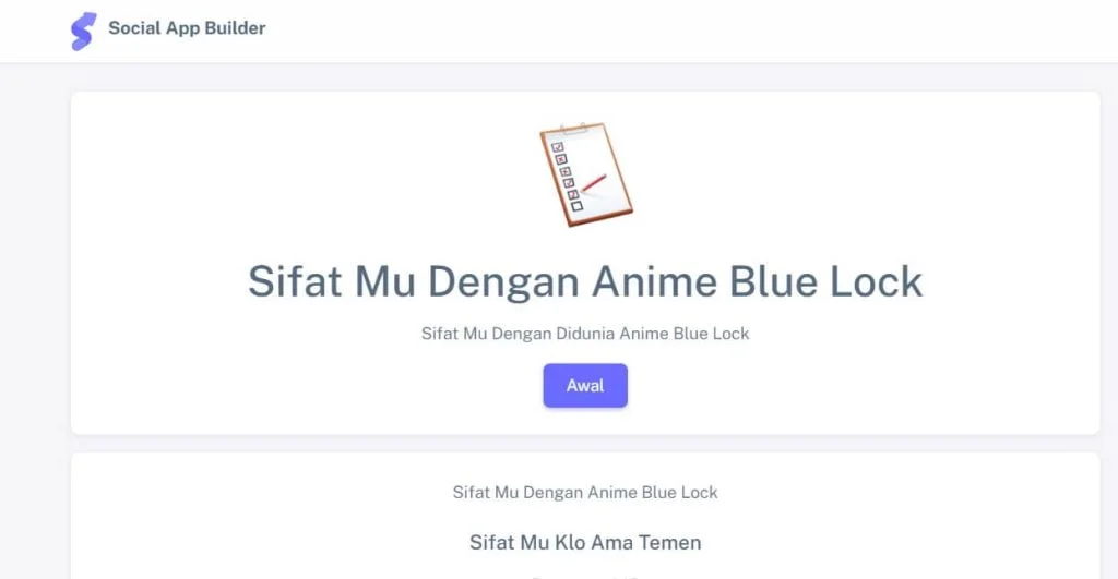 Tutorial Cek Sifat Mu di Anime Blue Lock