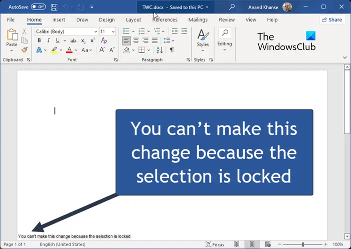 Apa yang Dimaksud dengan Selection Lock Dalam Microsoft Word?