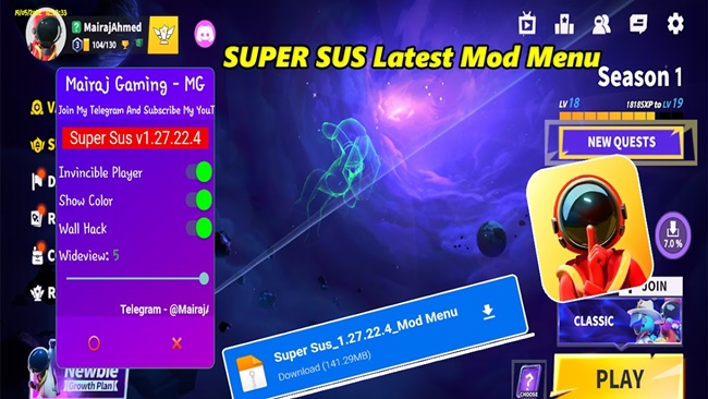 Download Super Sus -Who Is The Impostor MOD APK v1.43.21.031 (Mod