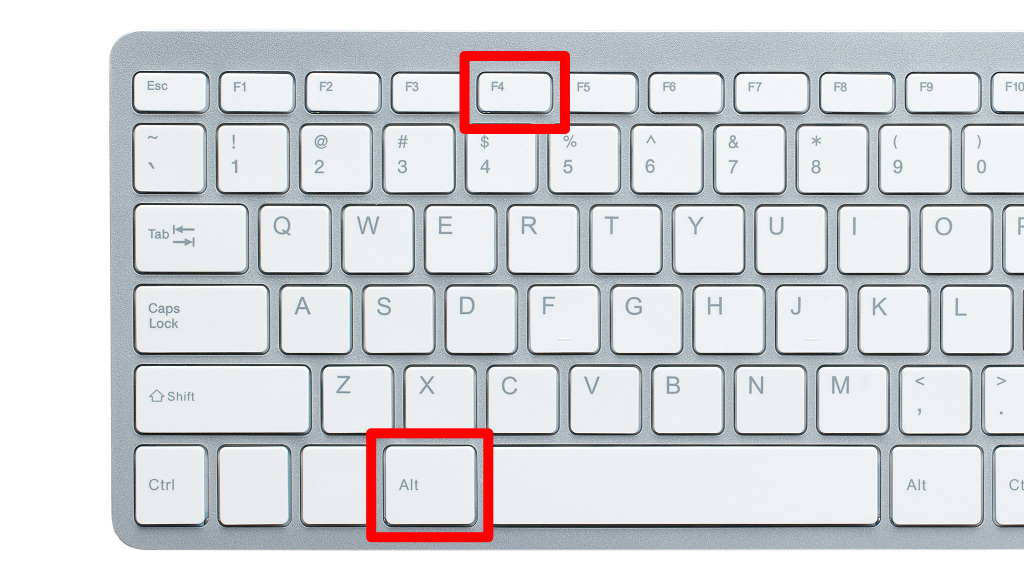 Setelah itu tekan bagian keyboard ALT + F4