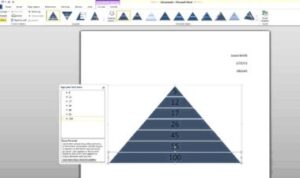 Cara Membuat Piramida di Word
