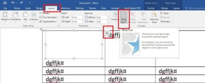 Cara Wrap Text di Word- untuk Gambar, Objek, dan Tabel