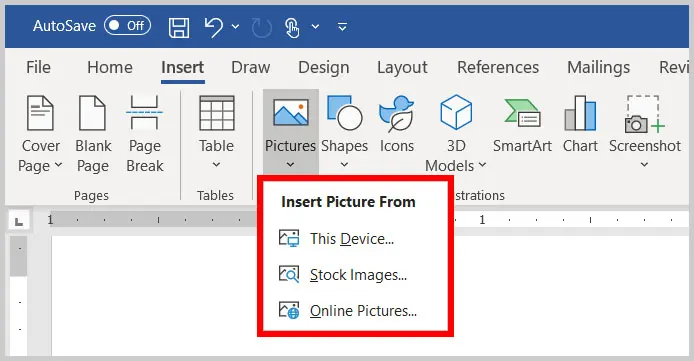 Setelah itu, akan muncul kotak dialog Insert Picture