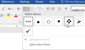 Klik ikon Bullets pada toolbar atau gunakan tombol pintas Ctrl + Shift + L (untuk Windows) atau Cmd + Shift + L (untuk macOS) untuk mengaktifkan bullet list